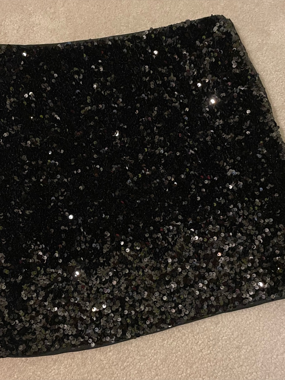 H&M sequin bling mini skirt-size 6 NWOT
